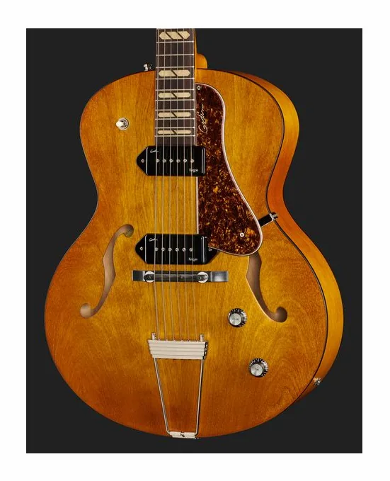 Godin 5th Ave Jumbo P90 Harvest Gold, vista posteriore del corpo