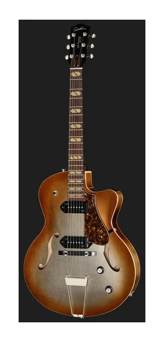 Godin 5th Ave Kingpin II DLX Copper, corpo e verniciatura in primo piano