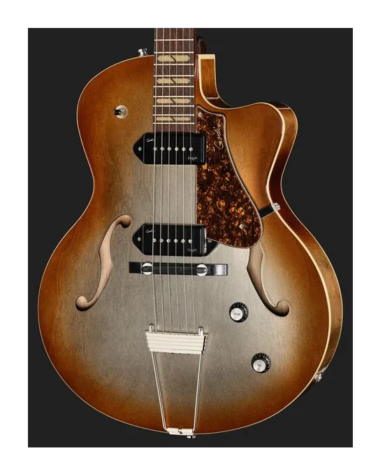 Godin 5th Ave Kingpin II DLX Copper, capotasto e prime posizioni della tastiera