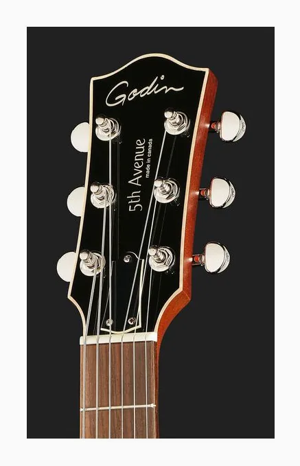 Godin 5th Ave Kingpin II VB, capotasto e prime posizioni della tastiera