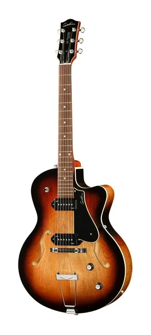 Godin 5th Ave Kingpin II VB fotografato frontalmente