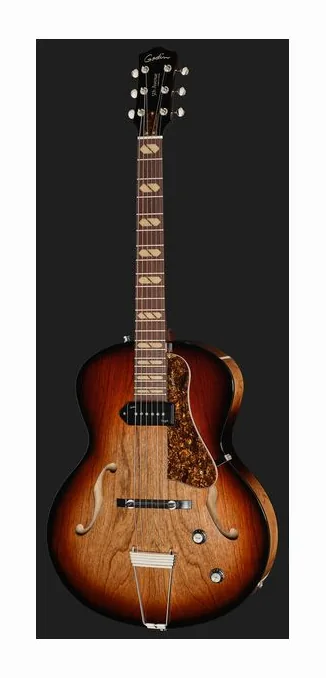 Godin 5th Ave Kingpin P90 DLX VB, manico e tastiera visti di lato