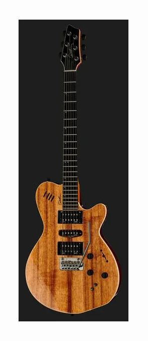 Godin xtSA Koa, curve del body viste dall'alto