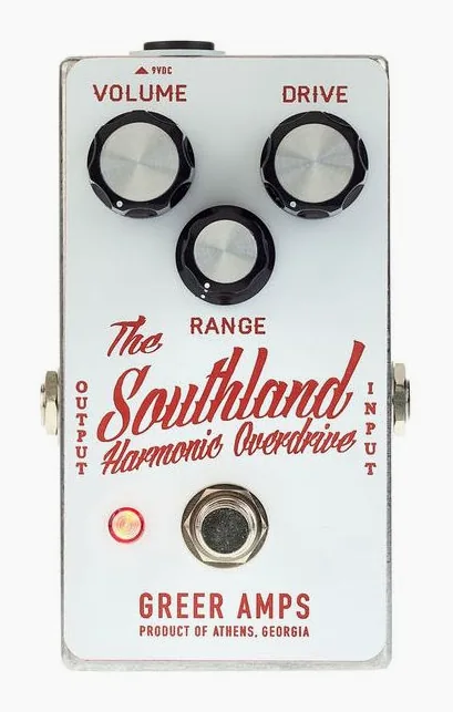 Greer Amps Southland Overdrive, grafica del pannello superiore