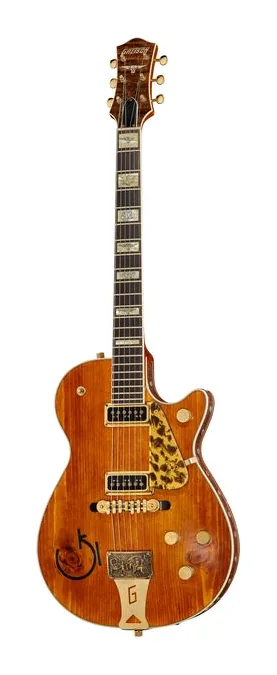 Gretsch 6130CS 55 DuoJet Western Relic fotografato frontalmente