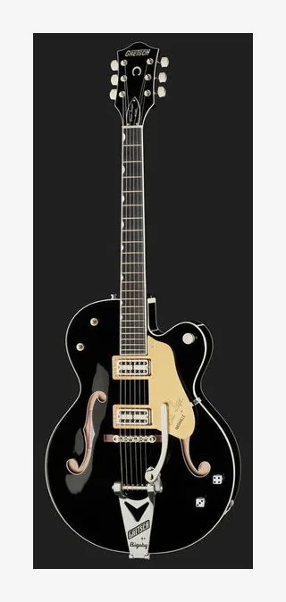 Gretsch Brian Setzer G6120T-BSNSH BK, paletta con meccaniche e logo