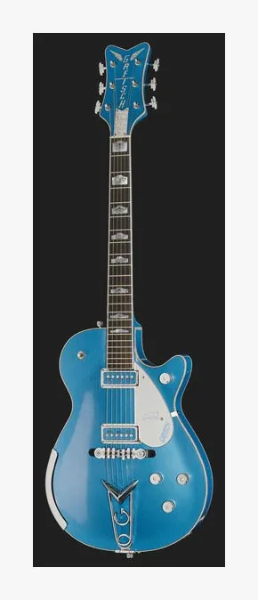 Gretsch 6134CST 55 Penguin LPB Relic, manico e tastiera visti di lato