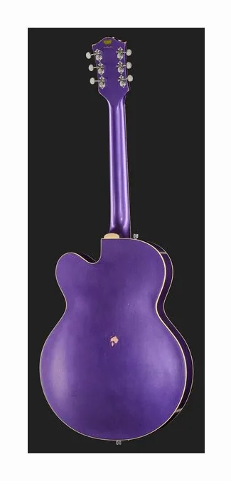 Gretsch 6120CST 59 Purple Relic, manico e tastiera visti di lato