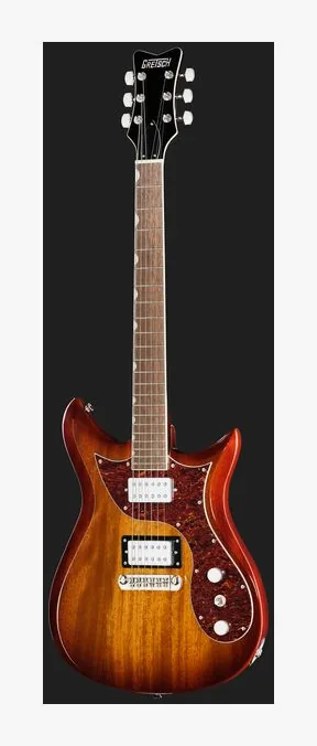 Gretsch EMTC CVT HVNA BRST, vista posteriore del corpo