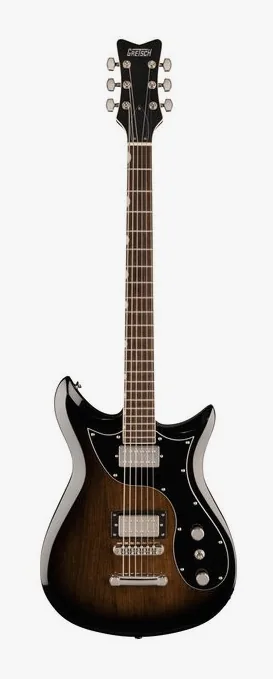 Gretsch EMTC CVT Baritone BRSTL FOG in primo piano frontale