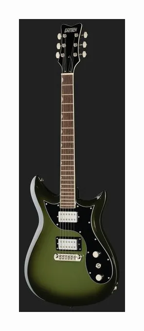 Gretsch EMTC CVT WYCHWD GRN, pickup e manopole dei controlli