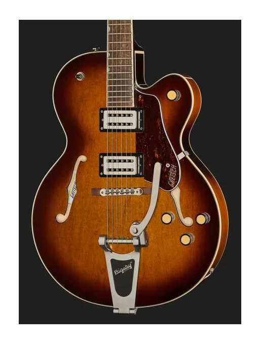 Gretsch G2420T STRML HLW SC HVNA, curve del body viste dall'alto