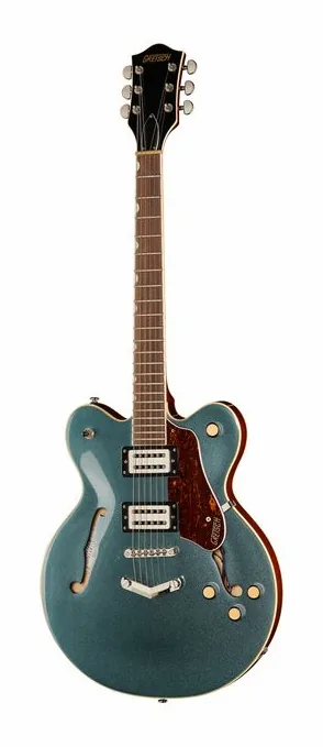 Gretsch G2622 STRML CB DC GNMTL in primo piano frontale