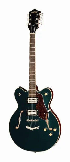 Gretsch G2622 STRML CB DC MD SPH inquadrato di fronte su sfondo neutro