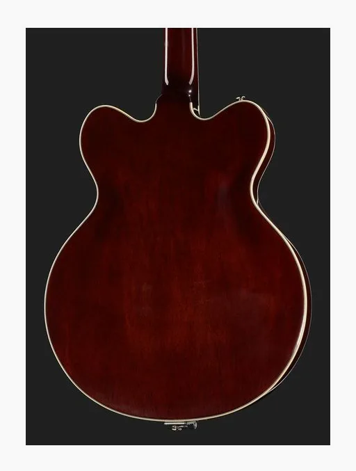 Gretsch G2622T STRML CB DC STL OLV, manico e tastiera visti di lato