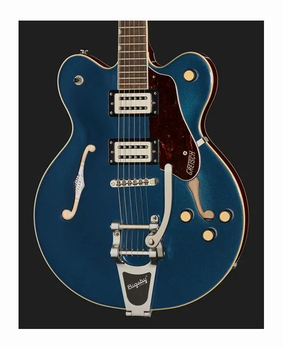 Gretsch G2622T STRML CB DC DENM, pickup e manopole dei controlli
