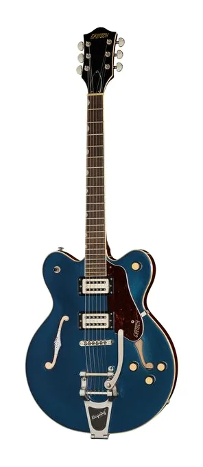 Gretsch G2622T STRML CB DC DENM fotografato frontalmente