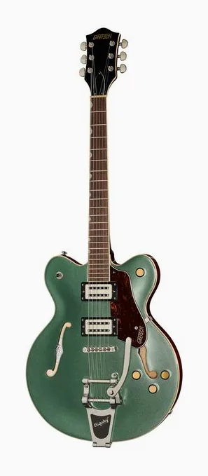 Gretsch G2622T STRML CB DC STL OLV visto di fronte