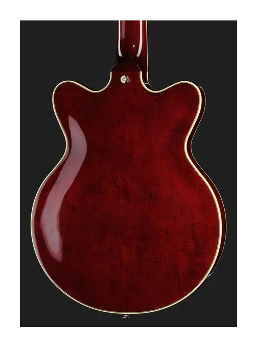 Gretsch G2655 STRML CB JR DC BLK, capotasto e prime posizioni della tastiera