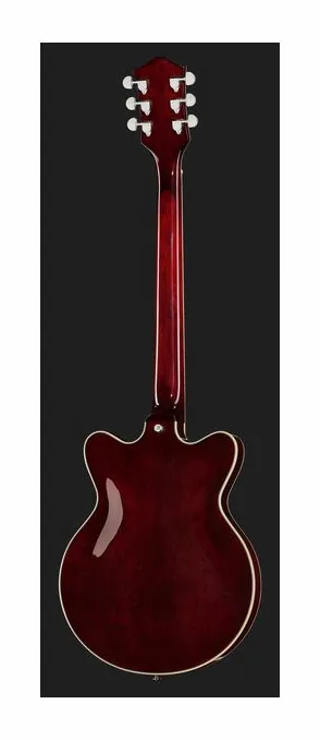 Gretsch G2655 Strml CB JR OLV, capotasto e prime posizioni della tastiera