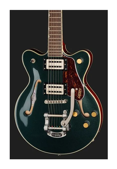 Gretsch G2655T STRML CB JR DC CDG, manico e tastiera visti di lato
