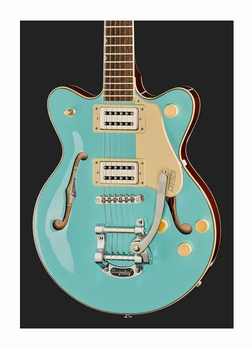 Gretsch G2655T STRML CBJR DC TROPICO, selettore pickup e jack di uscita