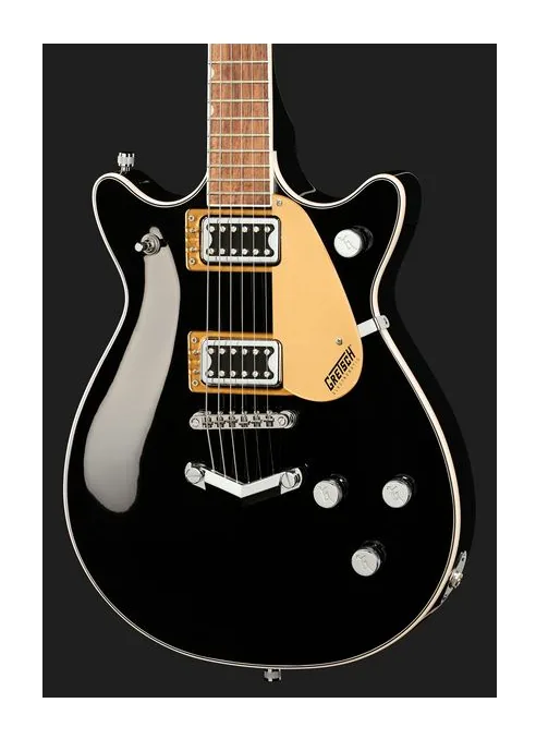 Gretsch G5222 EMTC D.Jet BT BLK, selettore pickup e jack di uscita