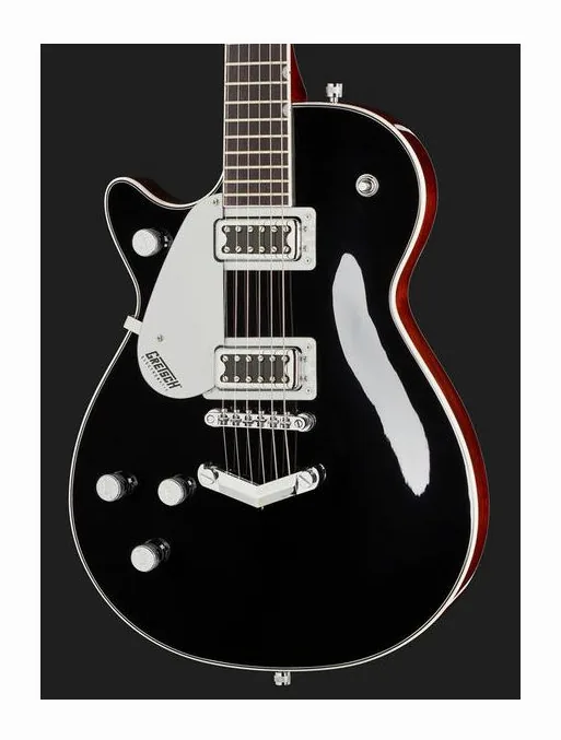 Gretsch G5230 Electromatic Jet FTBK LH, paletta con meccaniche e logo