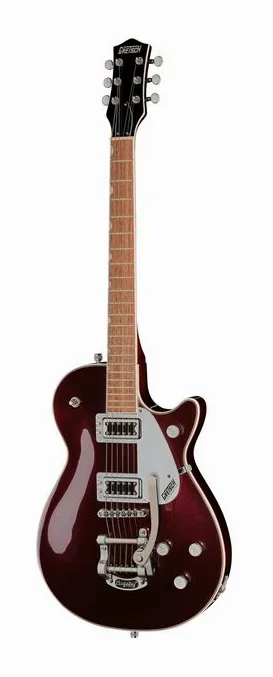 Gretsch G5230 T EMTC JET FT DCM inquadrato di fronte su sfondo neutro