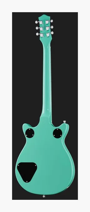 Gretsch G5232T EMTC Double Jet CGRN, paletta con meccaniche e logo