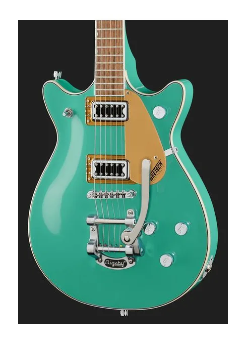 Gretsch G5232T EMTC Double Jet CGRN, profilo laterale del corpo