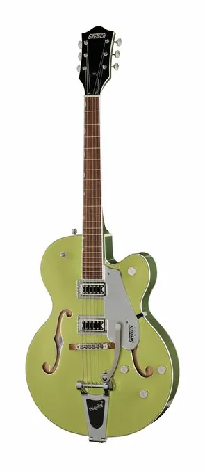 Gretsch G5420T EMTC CLS HLW ANV GRN fotografato frontalmente