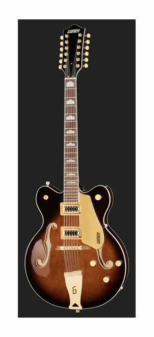 Gretsch G5422G-12 Electromatic SBB, manico e tastiera visti di lato