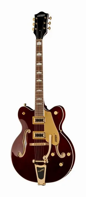 Gretsch G5422TG Electromatic WS inquadrato di fronte su sfondo neutro