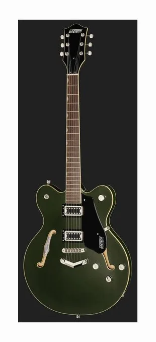 Gretsch G5622 EMTC CB OLV MET, selettore pickup e jack di uscita