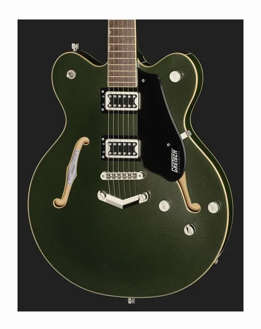 Gretsch G5622 EMTC CB OLV MET, capotasto e prime posizioni della tastiera