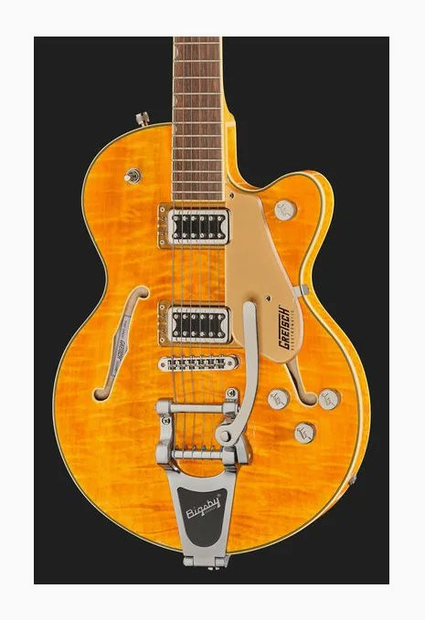 Gretsch G5655T-QM Electromatic Jr. SPS, corpo e verniciatura in primo piano