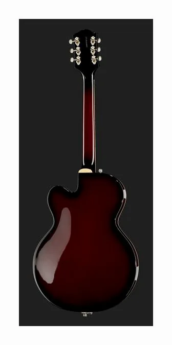 Gretsch G6119T-62VS Chet Atkins, manico e tastiera visti di lato
