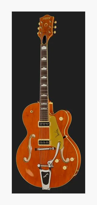 Gretsch G6120DE Duane Eddy, pickup e manopole dei controlli