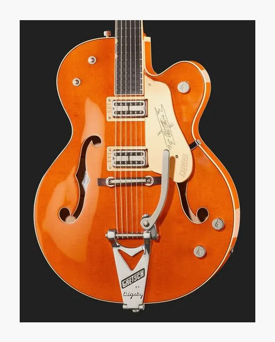 Gretsch G6120T-59VS Chet Atkins, curve del body viste dall'alto