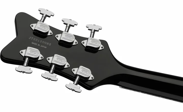 Gretsch G6134T-58 Penguin LTD BLPRL, manico e tastiera visti di lato