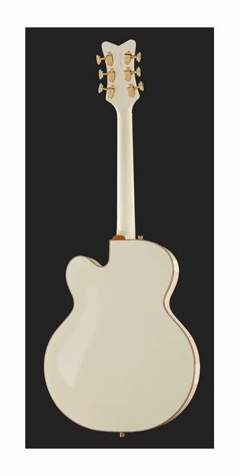 Gretsch G6136-55VS White Falcon, corpo e verniciatura in primo piano
