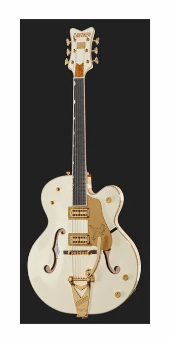Gretsch G6136T-59VS White Falcon, pickup e manopole dei controlli