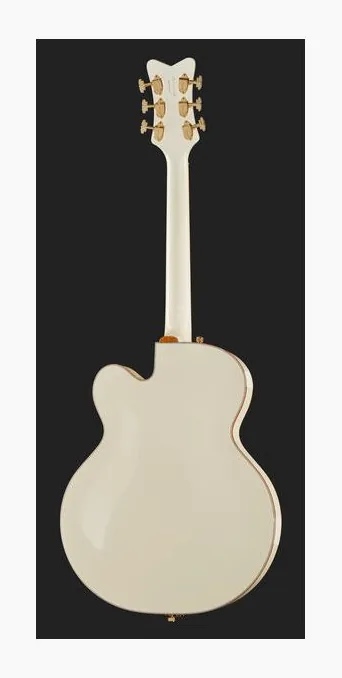 Gretsch G6136T-59VS White Falcon, corpo e verniciatura in primo piano