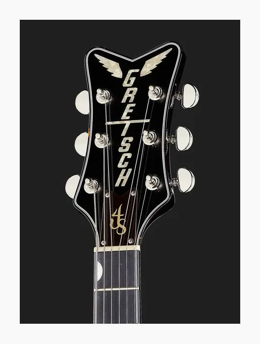 Gretsch G6636-RF Richard Fortus Black, curve del body viste dall'alto