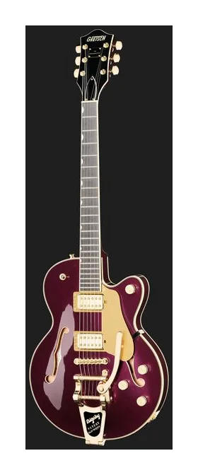 Gretsch Pro Broadkaster JR LX BLKBRY, profilo laterale del corpo