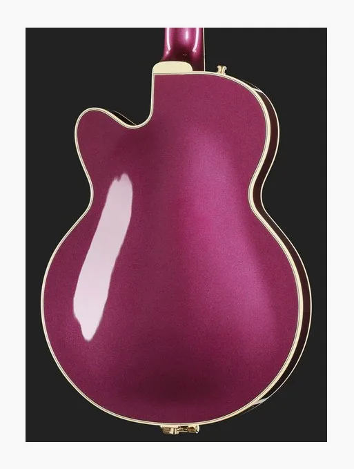 Gretsch Pro Broadkaster JR LX BLKBRY, profilo laterale del corpo