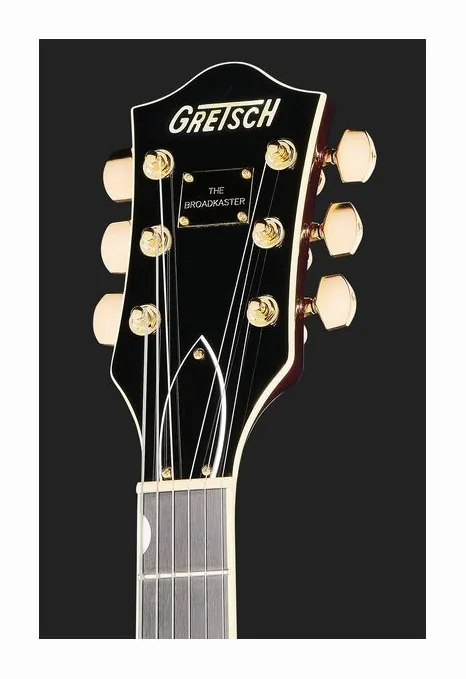 Gretsch Pro Broadkaster JR LX BLKBRY, pickup e manopole dei controlli