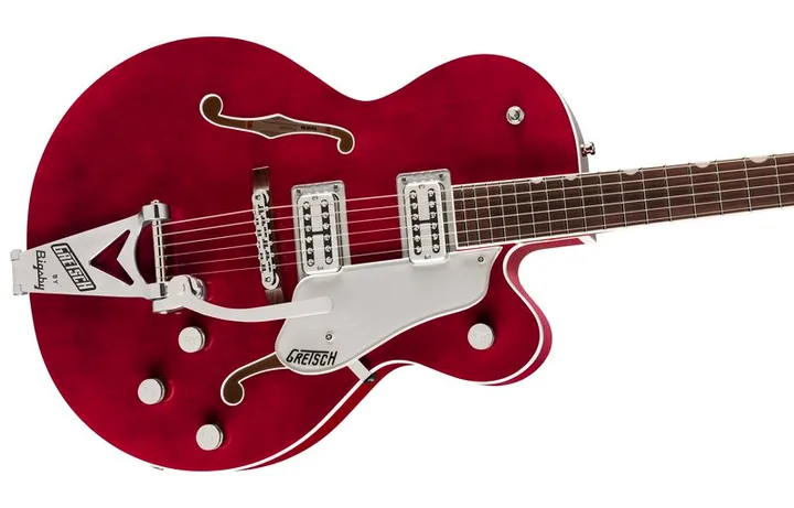 Gretsch Pro Tennessean Bigsby CHRY, capotasto e prime posizioni della tastiera