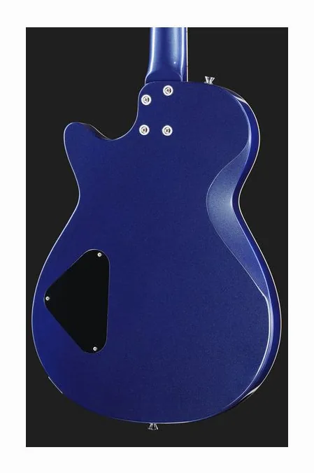 Gretsch STRML JET 1PU MD BLU, manico e tastiera visti di lato